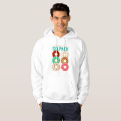Karo Out My Six Pack - Funny Donuts Workout Abs Hoodie (Vorne ganz)