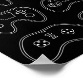 Karo Out My Six Pack - Funny Gamer Video Game Plan Poster (Ecke)