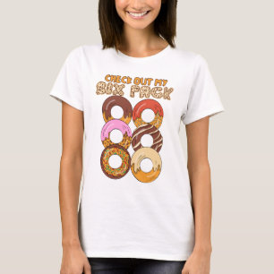 Karo Out My Six Pack - Niedliche Donuts Workout Ab T-Shirt