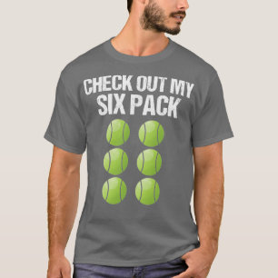 Karo Out my Six Pack Tennis Abs Funny Sport Gym W T-Shirt
