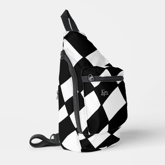 Karo Out Sling Bag (Linke Seite)