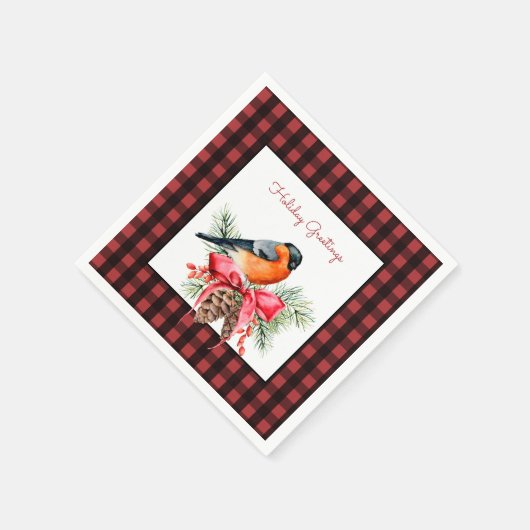 Karo Papers de Bird and Pine Bough Napkin Serviette (Ecke)