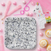 Karo-Papierplatte Pappteller (Party)