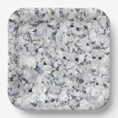 Karo-Papierplatte Pappteller (Vorderseite)