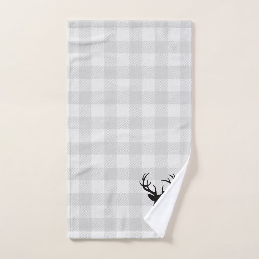 Karo  Pattern Badetuch Set (Handtuch)