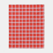 Karo Pattern Fleecedecke (Vorderseite)