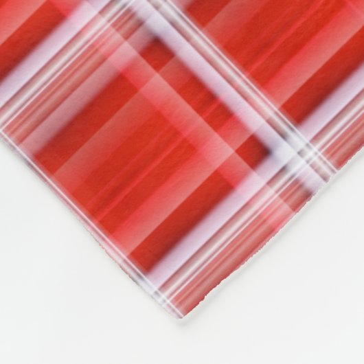 Karo Pattern Fleecedecke (Ecke)
