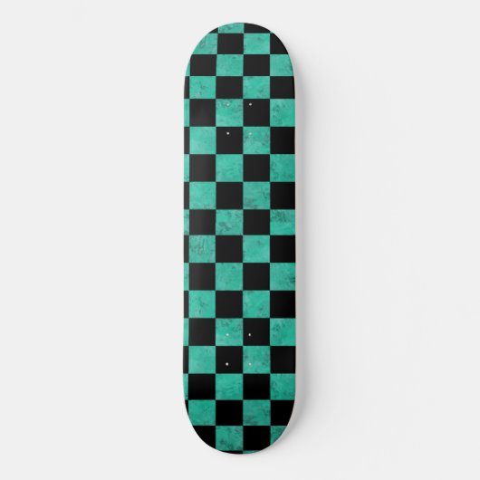 Karo Pattern Skateboard (Vorderseite)