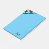 Karo-Post-it-Notizzettel Post-it Klebezettel (angewinkelt)