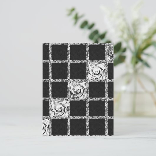 Karo Postkarte (Stehend Vorderseite)