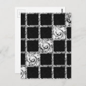 Karo Postkarte (Vorne/Hinten)