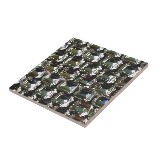 Karo-Rhinestein-Edelsteine-Muster Fliese (Seite)