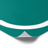 Karo Road Sign mit Arrow Poster (Ecke)