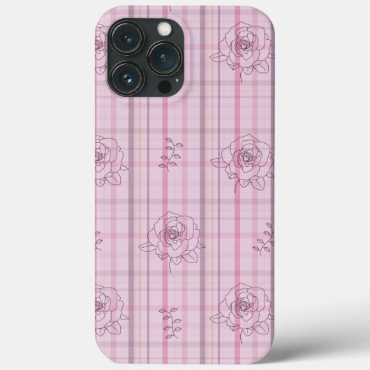 Karo rosarot Case-Mate iPhone hülle (Rückseite)