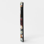 Karo-Rubien-Perlen Case-Mate iPhone Hülle (Hinten/Links)