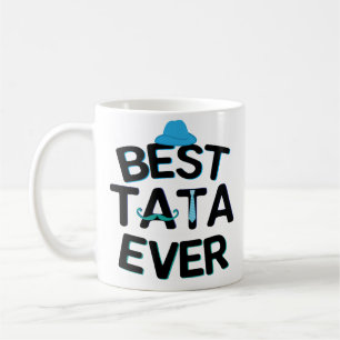 Karo-Rumäne-Tasse Vatertags-beste Tatas polnische Kaffeetasse