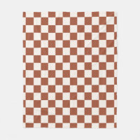 Karo Rust Checked Terracotta Checkerboard