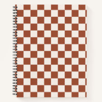 Karo Rust Checked Terracotta Checkerboard
