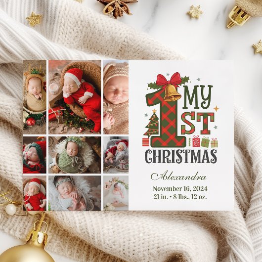 Karo-Rustikal 9 Foto Erstes Weihnachten