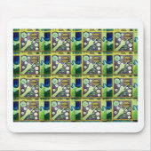Karo-Schaltfläche Mousepad (Vorne)