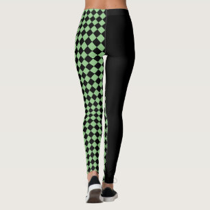 Karo / Schwarz Leggings