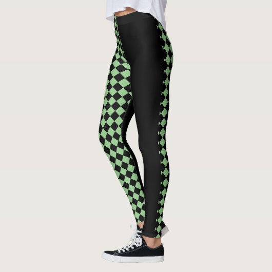 Karo / Schwarz Leggings (Links)
