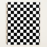 Karo Schwarz-weiß Checked Patches Planer<br><div class="desc">Prüfmuster - Schwarzweiß-Schachbrett.</div>