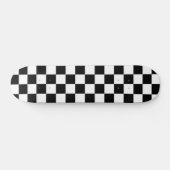 Karo Schwarz-weiß Checked Patches Skateboard (Horizontal)