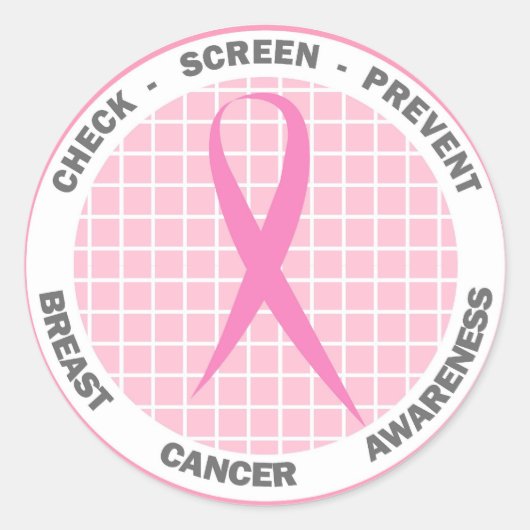 Karo-Screen-Prevent - Aufkleber (Vorderseite)