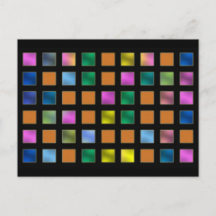 Karo sechs Postkarte