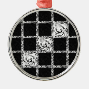 Karo Silbernes Ornament