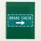 Karo-Straßenschild mit Pfeil Planer (Vorderseite)