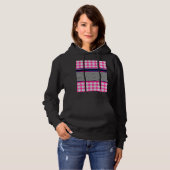 Karo Stripes Harlequin Mixed Pattern Design Hoodie (Vorne ganz)