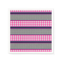 Karo Stripes Harlequin Mixed Pattern Design