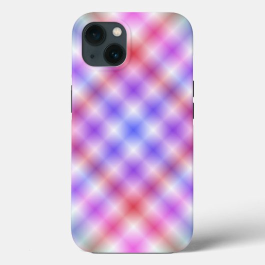 Karo-Textur-Designmuster Case-Mate iPhone Hülle (Rückseite)