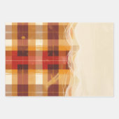 Karo und Fülle Geschenkpapier Set (Vorderseite 2)