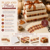 Karo und Fülle Geschenkpapier Set