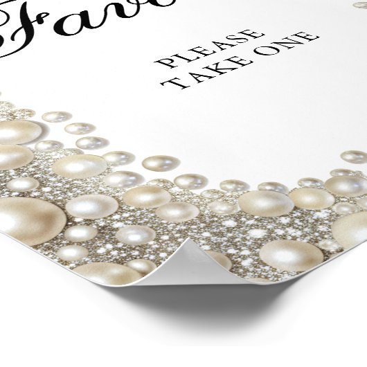 Karo und Perlen Sie binden die Knochenstützen Poster (Ecke)