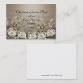 Karo- und SatinVisitenkarten Visitenkarte (Vorne/Hinten)