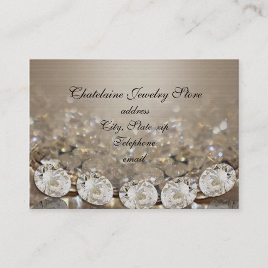 Karo- und SatinVisitenkarten Visitenkarte (Vorderseite)