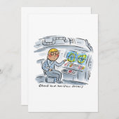 Karo und Wartung von Sonargeräten Einladung (Vorne/Hinten)