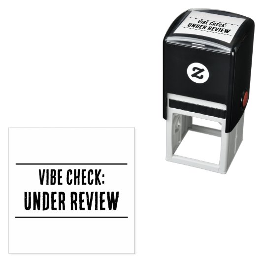 Karo unter Sichtung: UNTER ÜBERPRÜFUNG der Briefma Permastempel (Beispiel)