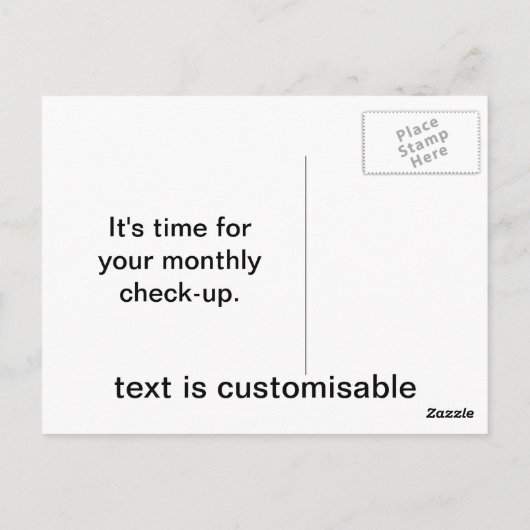 Karo-up-Karte für die Sumpfoptometrie #2 Postkarte (Rückseite)