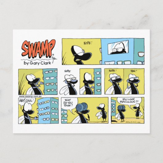 Karo-Up-Karte für die Sumpfoptometrie Postkarte (Vorderseite)