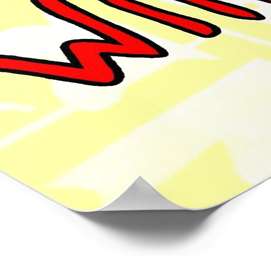 Karo Waffen und Kinder Poster (Ecke)