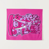 Karo Wandteppich (Vorderseite (Horizontal))