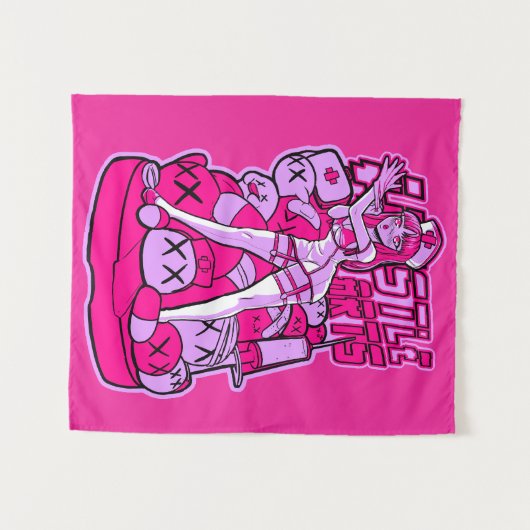 Karo Wandteppich (Vorderseite (Horizontal))