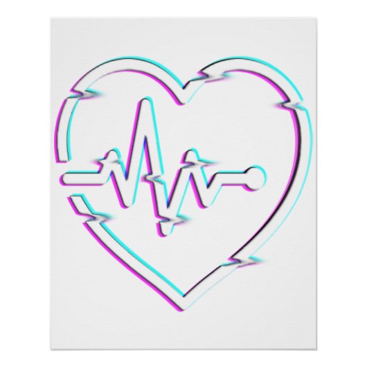 Karo Zazzle Glossy Poster (Vorderseite)