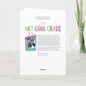 Karo zu Ihren Freunden - Gerne Dankeskarte (Rückseite)