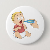 Karo zur Kindertemperatur Button (Vorderseite)